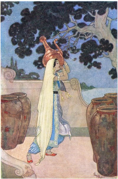 Morgiana und ihr Kessel, 1930er Jahre von René Bull