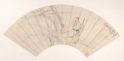 Gelehrter im Wind von Ren Xun