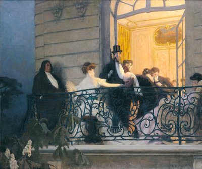 Der Balkon von René François Xavier Prinet