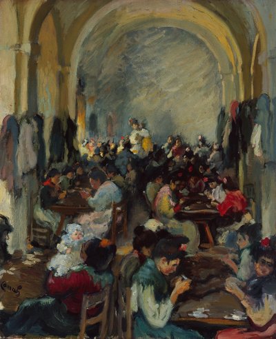 Zigarrenherstellung in Sevilla, 1899 von Ricardo Canals y Llambi