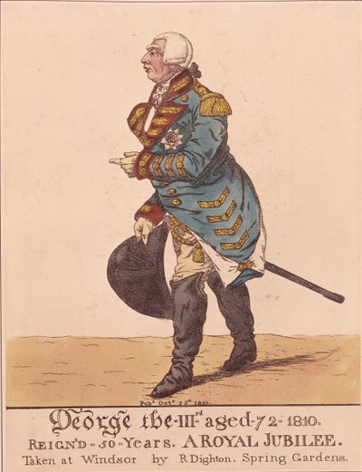 George III, 1810 von Richard Dighton