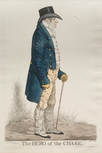 Der Held der Jagd, 1819 von Richard Dighton