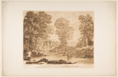 Landschaft mit Amor und Psyche von Richard Earlom