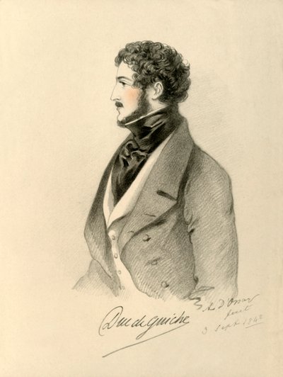 Duc de Guiche, 1842 von Richard James Lane