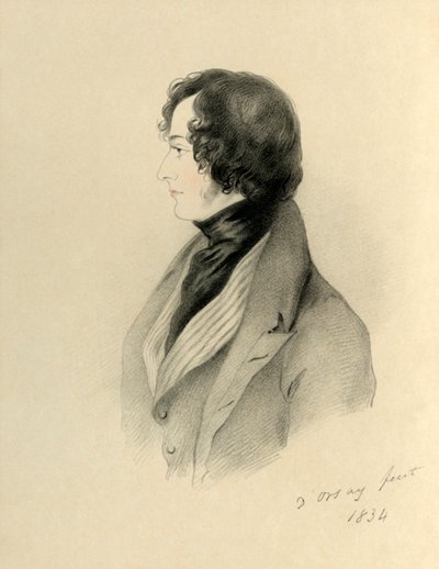 Der ehrenwerte Benjamin Disraeli MP, 1834 von Richard James Lane