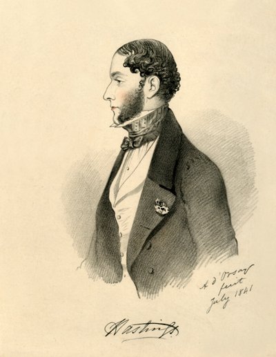 Der Marquis von Hastings, 1841 von Richard James Lane