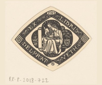 Ex libris von Delprat-Veth von Richard Nicolaüs Roland Holst
