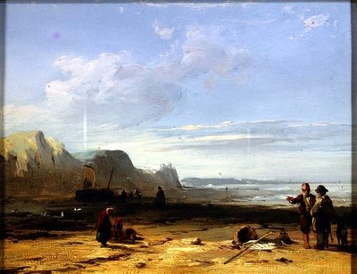 Eine Küstenszene von Richard Parkes Bonington