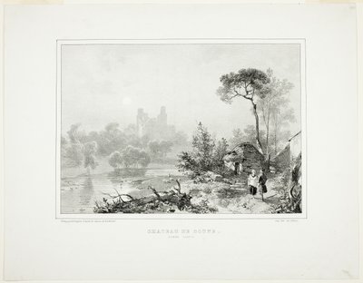 Doune Castle von Richard Parkes Bonington