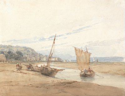 In der Nähe von Honfleur von Richard Parkes Bonington