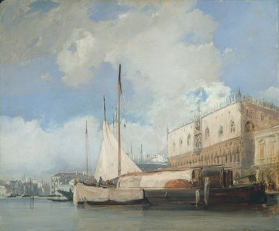 Der Dogenpalast, Venedig, 1826 von Richard Parkes Bonington