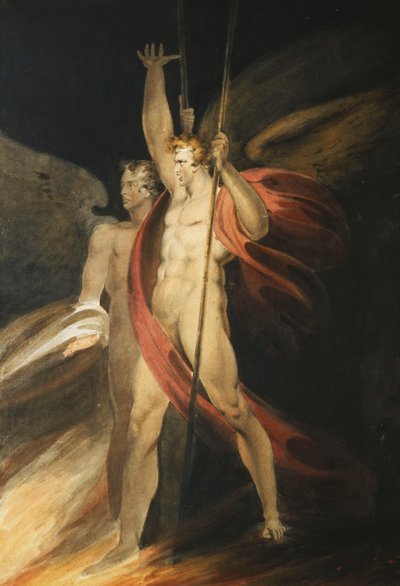 Satan jubelt von Richard Westall