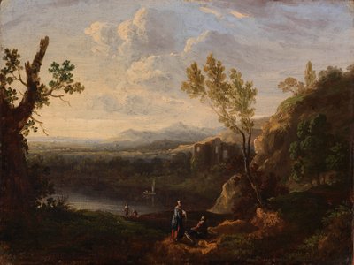 Kleine Landschaft, Mitte bis Ende des 18. Jahrhunderts von Richard Wilson