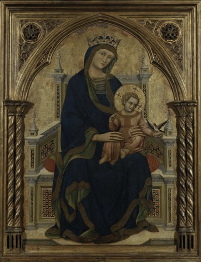Jungfrau und Kind auf dem Thron, ca. 1350 von Ridolfo di Arpo Guariento
