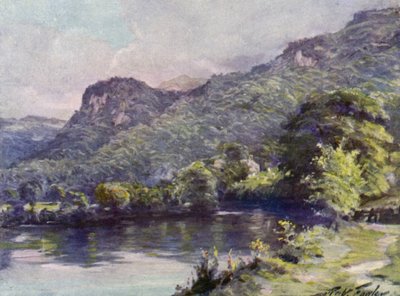 Kirchenteich, Bettws-y-Coed von Robert (after) Fowler