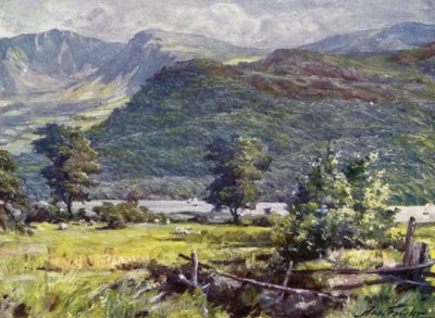 Ansicht von Cader Idris von Robert (after) Fowler