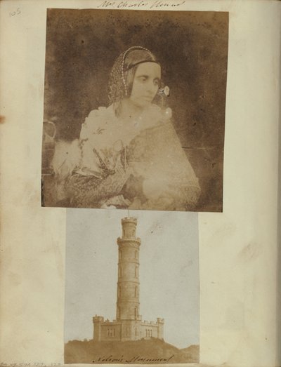 Nelson-Denkmal, Calton Hill, Edinburgh von Robert Adamson