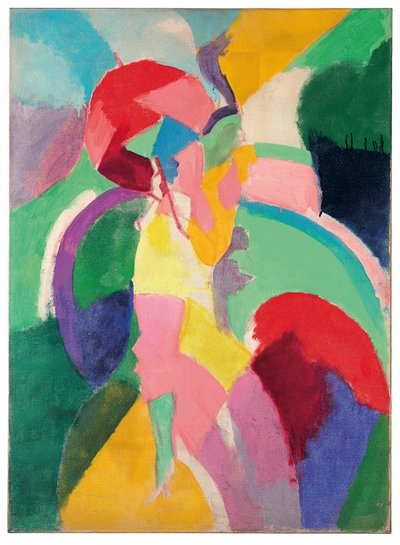 Femme à l’ombrelle ou La Parisienne von Robert Delaunay