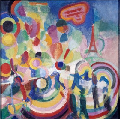Hommage an Bleriot Louis Bleriot (1872-1936) von Robert Delaunay