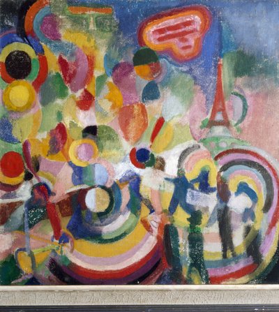 Hommage an Louis Bleriot von Robert Delaunay