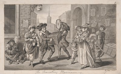 Die reisenden Musiker von Robert Dighton