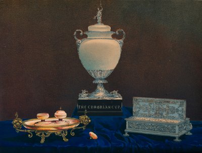 Vase und Tintenfässer, 1863 von Robert Dudley