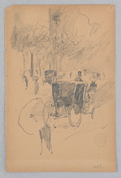 Pferd und Kutsche von Robert Frederick Blum