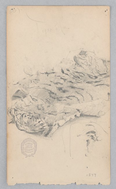 Tigefell-Teppich von Robert Frederick Blum