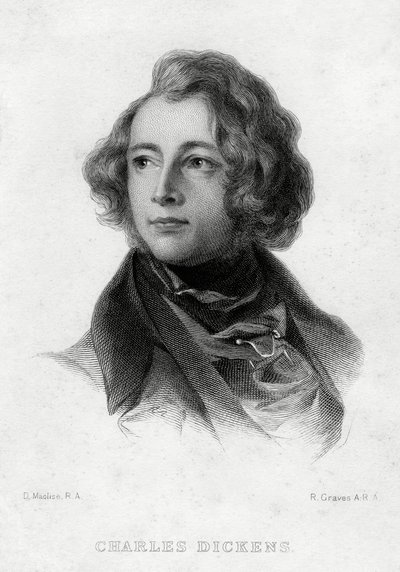 Charles Dickens, englischer Autor, um 1870er Jahre von Robert Graves
