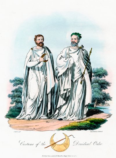 Druiden, 1815 von Robert Havell