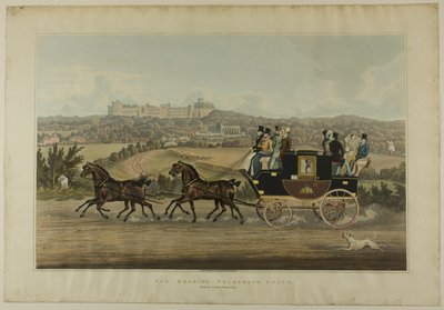 Der Lesende Telegraphenwagen von Robert Havell