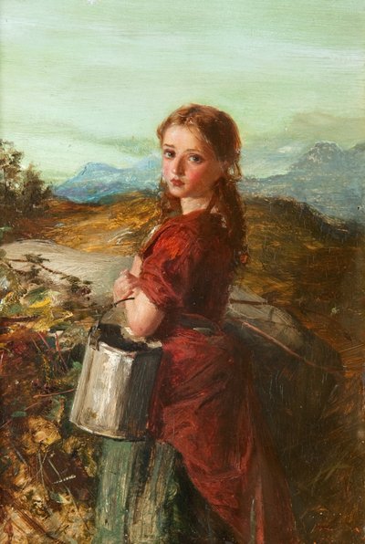 Ein Zweig Arran-Heidekraut von Robert Herdman