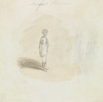 Stehender indischer Mann von Robert Mabon