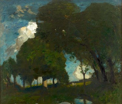 Waldlandschaft im Mondlicht von Robert Macaulay Stevenson