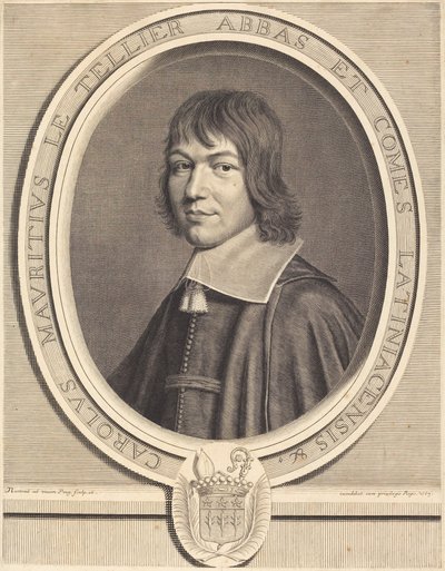 Charles-Maurice Le Tellier von Robert Nanteuil