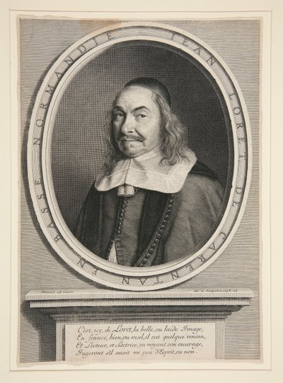 Jean Loret (1595-1665) Französischer Schriftsteller von Robert Nanteuil