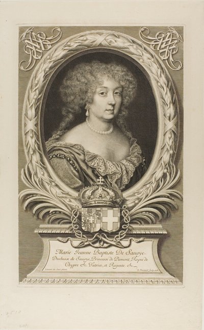 Marie Jeanne Baptiste, Herzogin von Savoyen von Robert Nanteuil