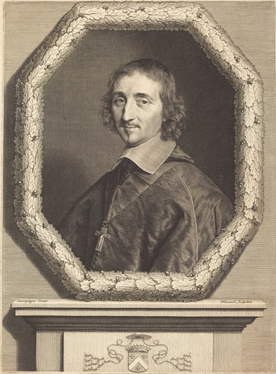 Ferdinand de Neufville von Robert Nanteuil after Philippe de Champaigne
