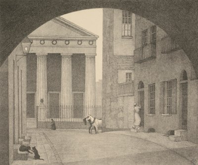 Eine Kirche in London von Robert Polhill Bevan
