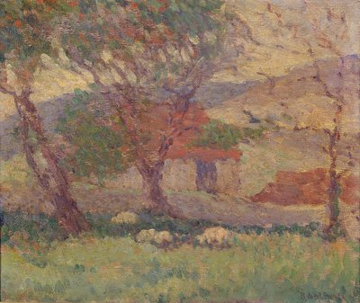 In den Downs bei Lewes, 1906 von Robert Polhill Bevan