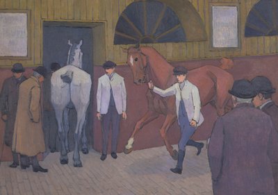 Der Pferdemarkt von Robert Polhill Bevan