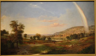 Landschaft mit Regenbogen von Robert S. Duncanson