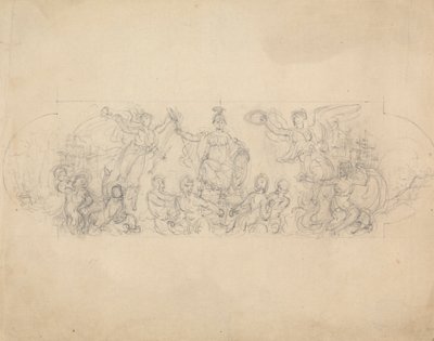 Allegorische Skizze des Sieges von Robert Smirke