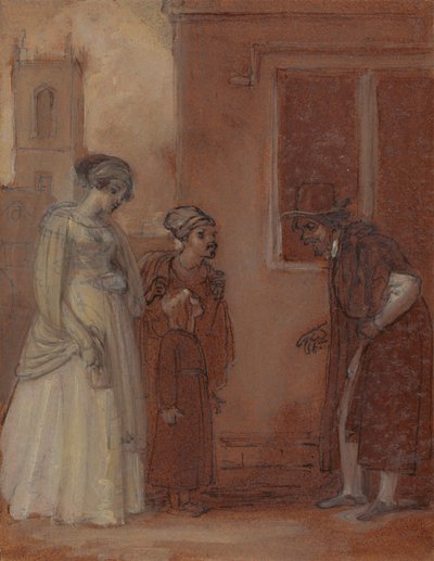 Meister William Page und Sir Hugh Evans von Robert Smirke
