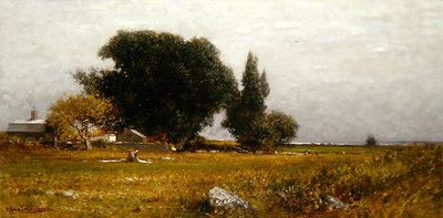 Bäume und Wiese von Robert Swain Gifford