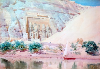 Tempel von Abu Simbel, Ägypten von Robert Talbot Kelly