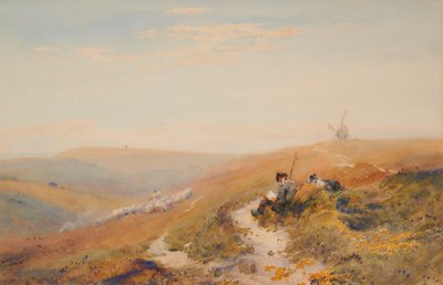 Die Sussex Downs (Herbst) von Robert Thorne Waite