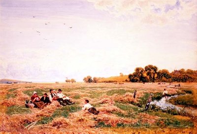 Erntemittagessen am Bach von Robert Thorne Waite