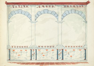 Restaurierungszeichnung von Robert W.R. Taylor