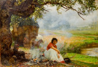 Zigeunermädchen von Robert Walker Macbeth